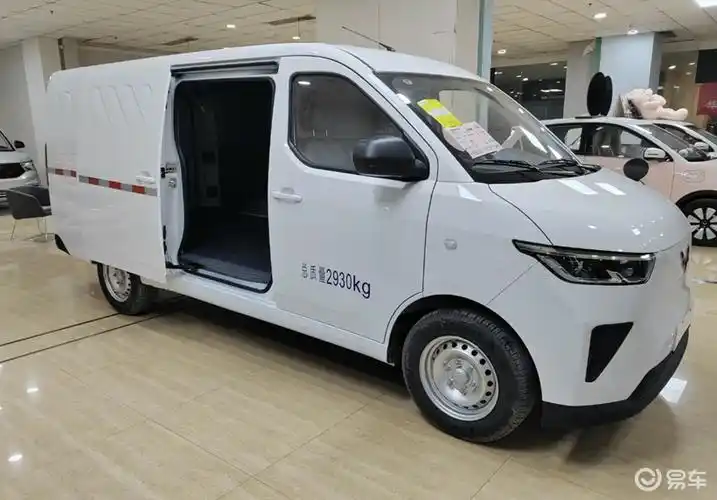 车尾部分,新车有别于五菱宏光的单开门结构,而是采用了双开门布局;可