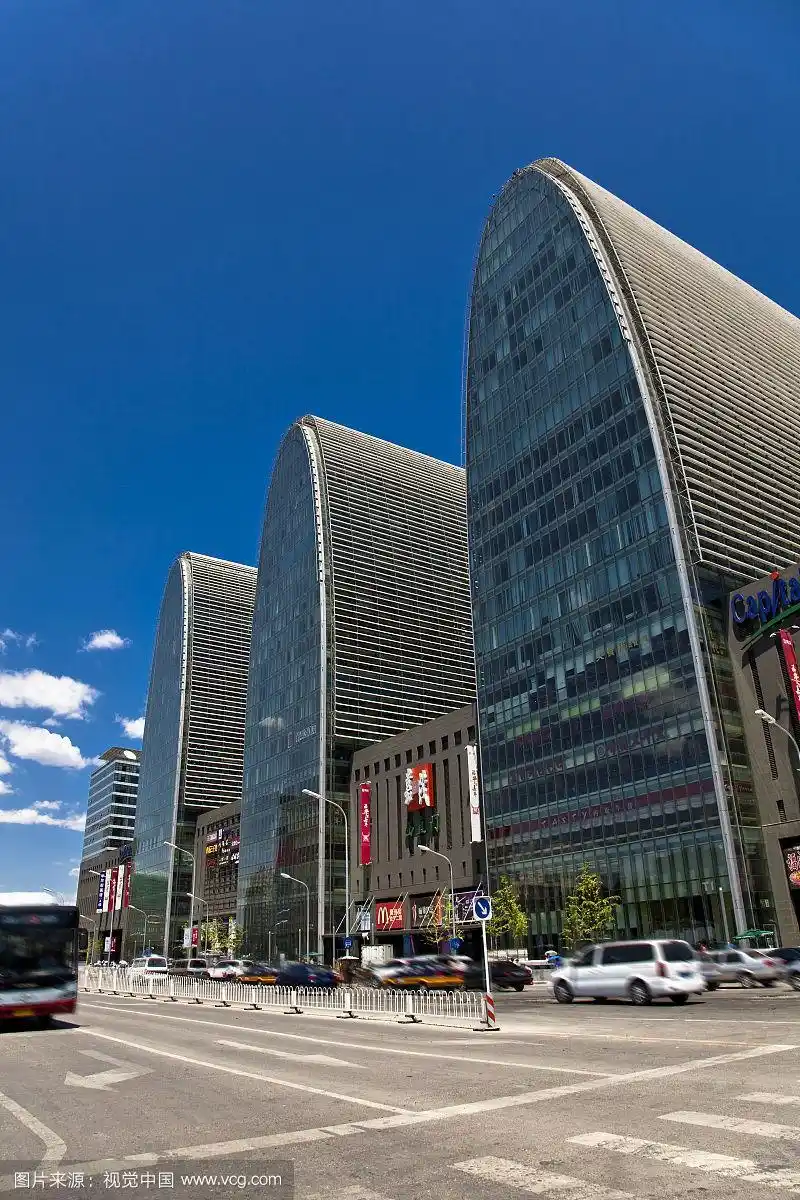 北京西直门城市风光