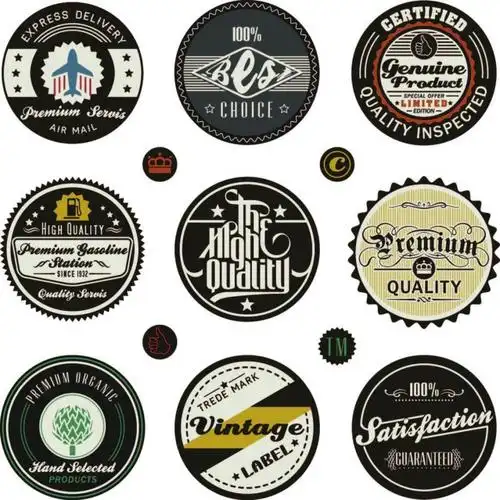 复古的图标(ai,矢量图)