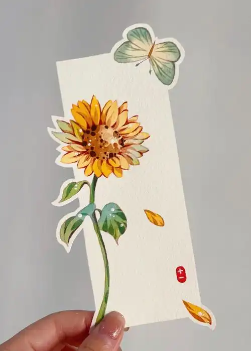 来啦来啦,小书签又美美的和大家见面啦图案来自@诣七七手帐二期人物篇