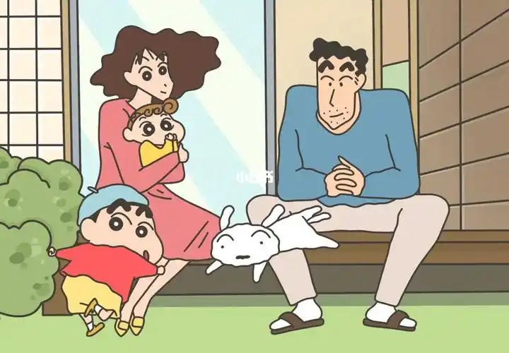 蜡笔小新摄影小新的出道作品丨野原一家人