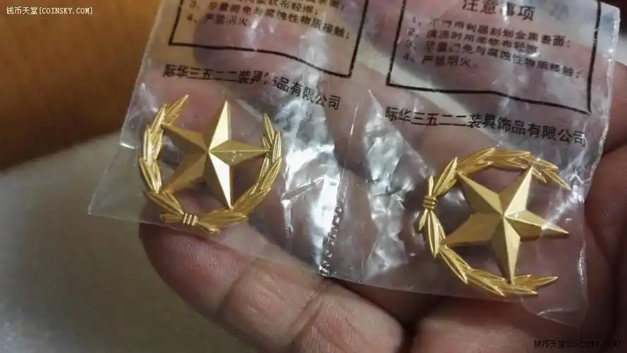 钱币天堂·交易区详情·退役07陆军橄榄枝领花一对