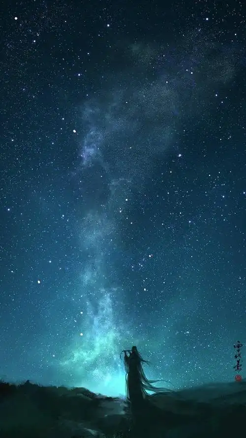 的古风插画用的人还是比较多的,愿此间山有木兮卿有意,昨夜星辰恰似你