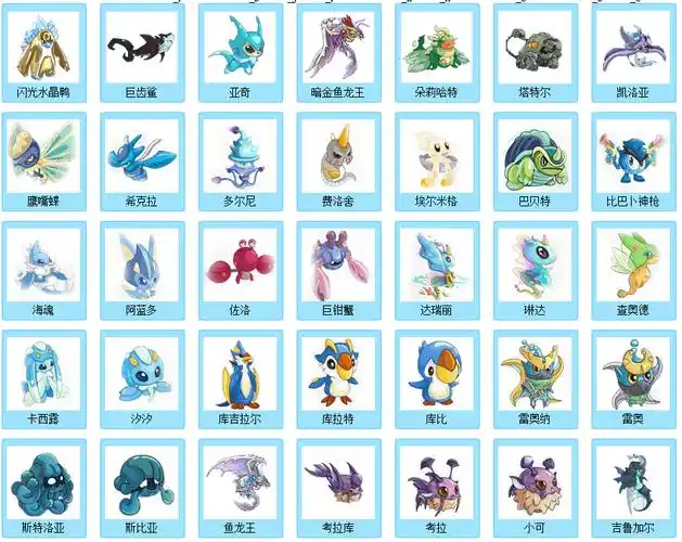 赛尔号都有哪些精灵赛尔号精灵大全图片介绍