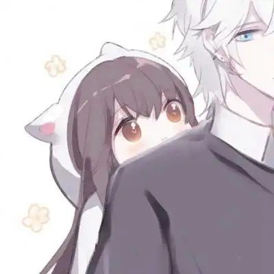 动漫超甜情侣头像一对两张甜炸了的动漫情头图片