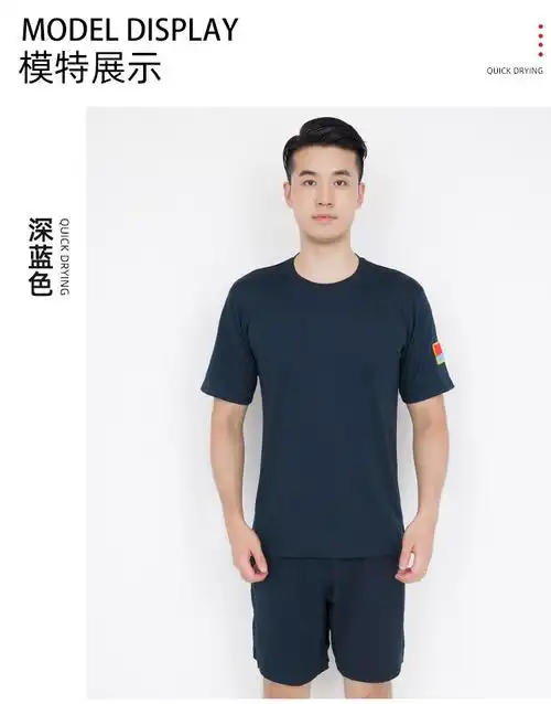 军训服t恤野战军套装飞行员夏季透气圆领衫短袖军迷t恤运动速干男特种