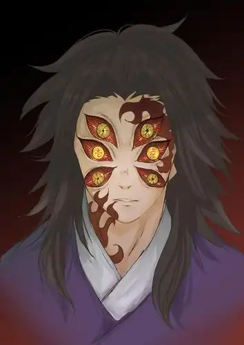 鬼灭之刃十二鬼月上弦之壹:黑死牟高清大图