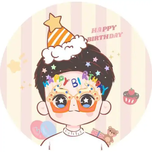 卡通版生日头像@李现ing天现宝宝们喜欢的可以自取使用哦#李现