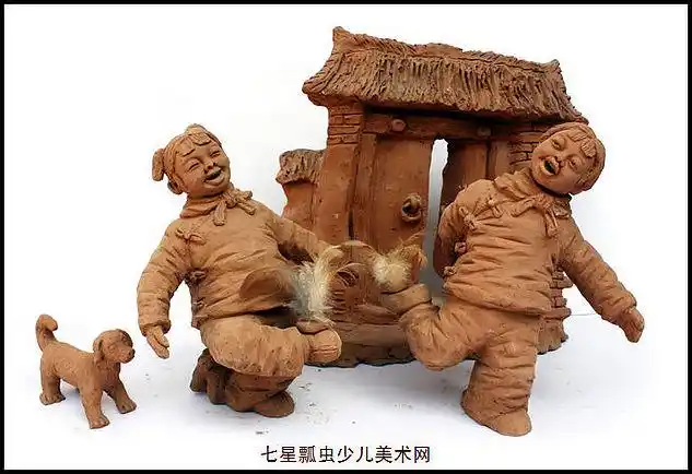 中国泥塑大师张振福作品欣赏