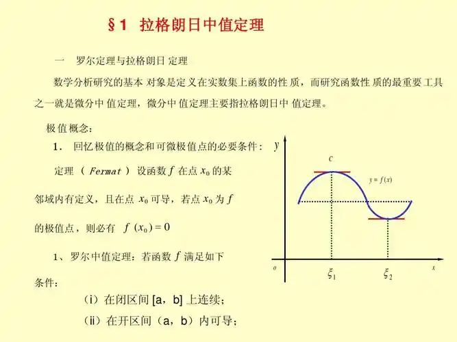 第一节 拉格朗日中值定理ppt