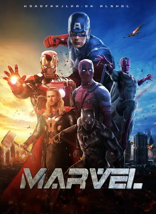 漫威合成海报练习|平面|海报|凉乎乎女王大人 - 原创作品 - 站酷 (zco