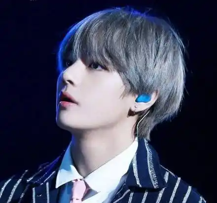 看完金泰亨的银发,网友直呼:这是什么神仙颜值!