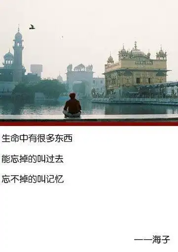 生命中有很多东西,能忘掉的叫过去,忘不掉的叫记忆.