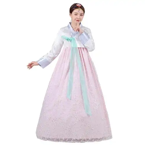 新款改良韩服韩国舞蹈服装朝鲜新娘民族表演民族服装