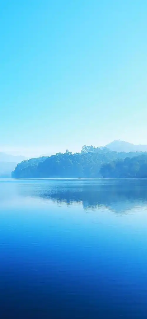 蓝色风景图片手机壁纸