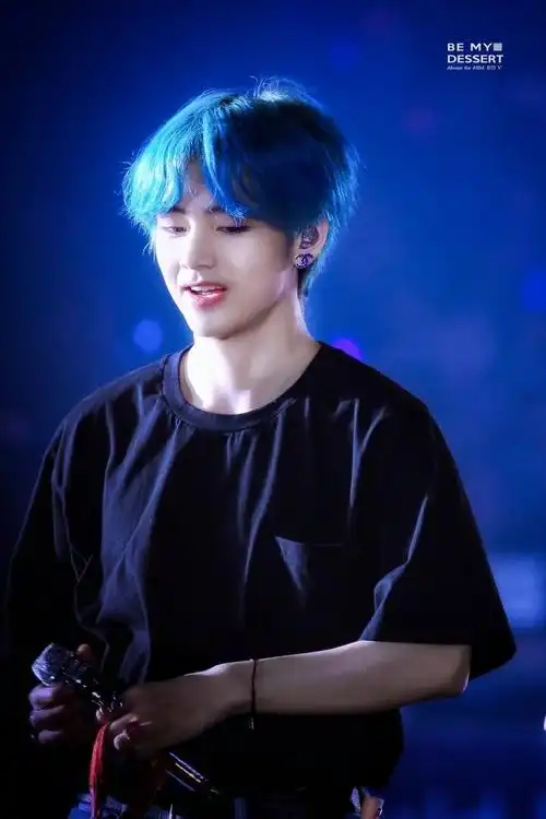 金泰亨蓝发##金泰亨kpop永一