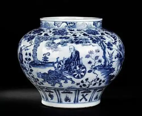 top3,元青花鬼谷子下山图罐 3.45亿港元(2.3亿人民币)