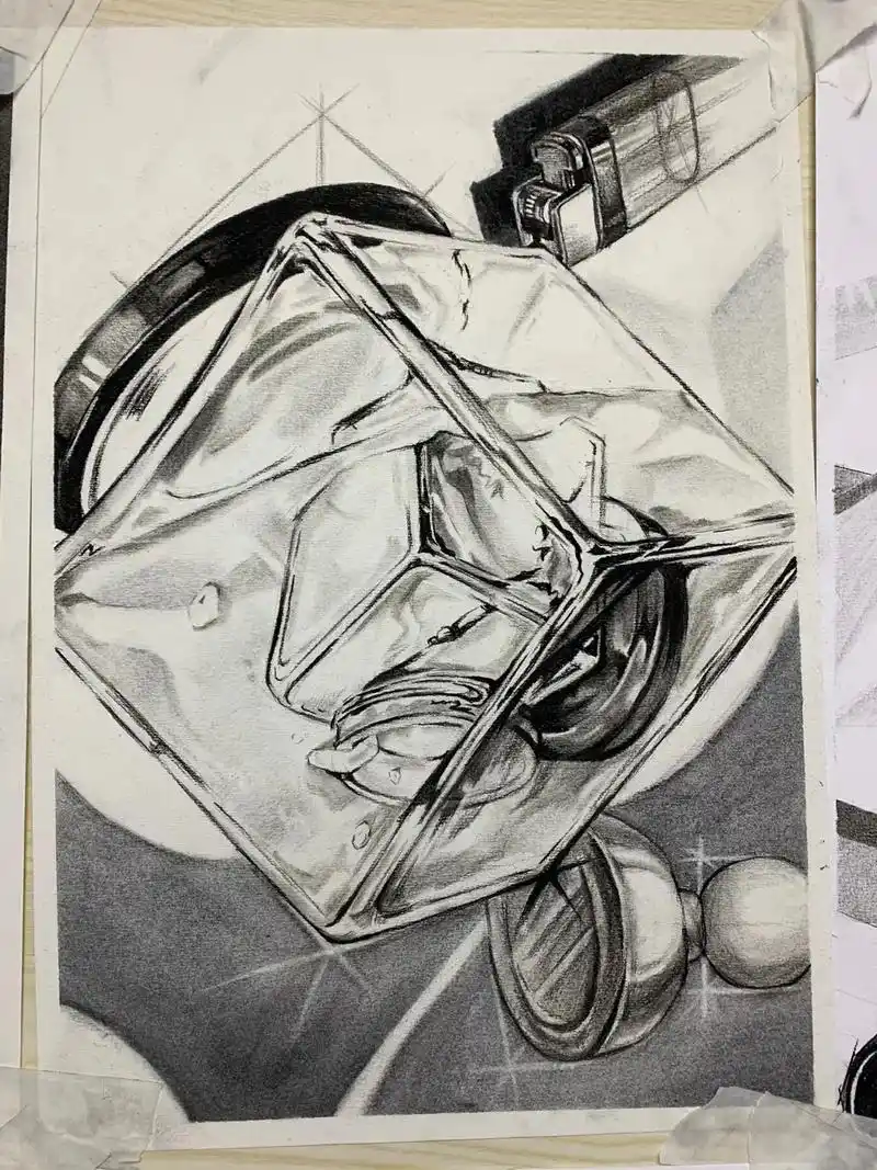 联考结束了校考走起川美设计素描初期作业