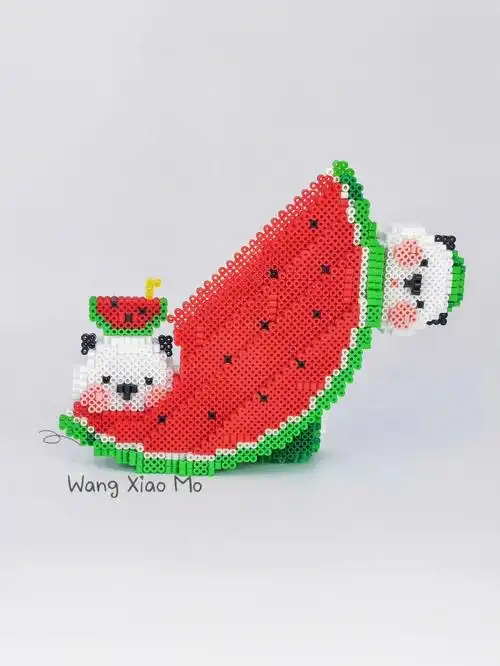 立体拼豆夏日胖胖哒