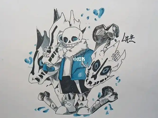 传说之下墨水sans画法 传说之下inksans下载-图片大观-奇异网