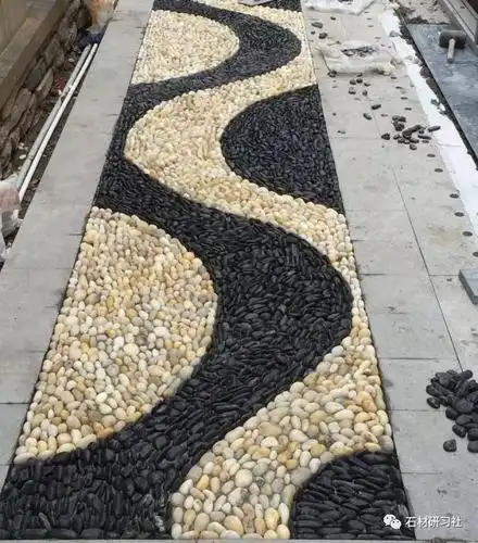 鹅卵石的铺装注意事项及案例欣赏