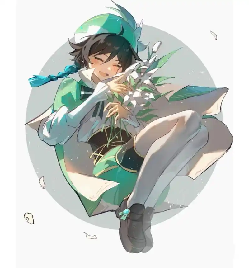 温迪头像第二十一弹   没有人会拒绝可爱的温迪酱,诶嘿^Ⅴ