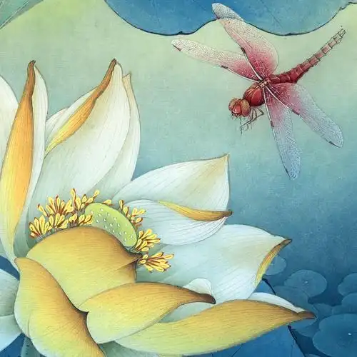 李晓明工笔荷花作品选(上)