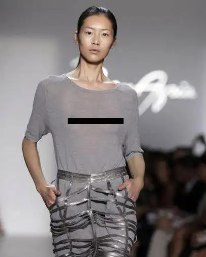 中国姑娘接受国际规则真空走秀 青睐透视装(图)