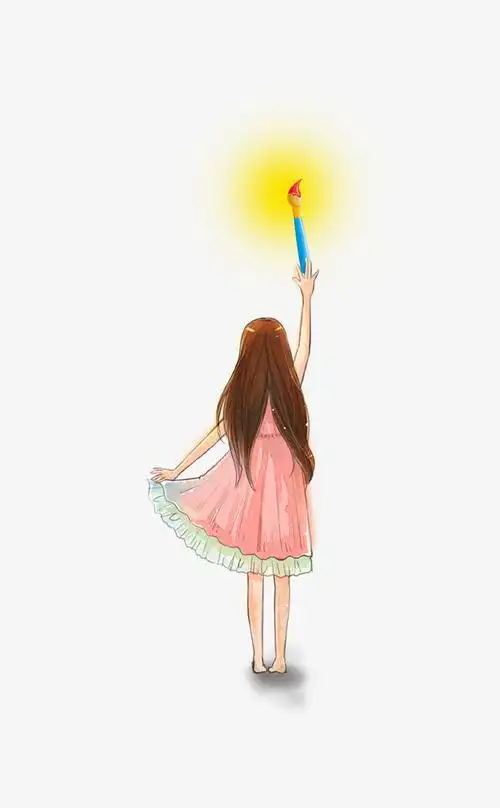 关键词 : 卡通手绘,小女孩,蜡烛,插画,长发,裙子,背影[声明] 觅元素