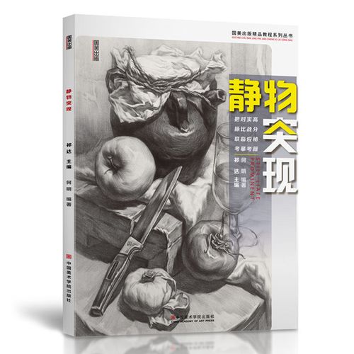静物突现 素描组合水果单体组合结构临摹范本美术书联考教程学材