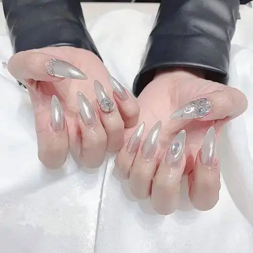 30款欧美风尖形甲,超显手长