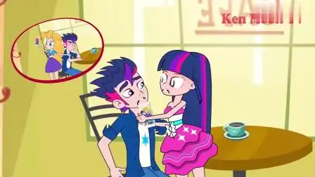 紫悦看见阿坤的屏保,怎么生气了?小马国女孩游戏