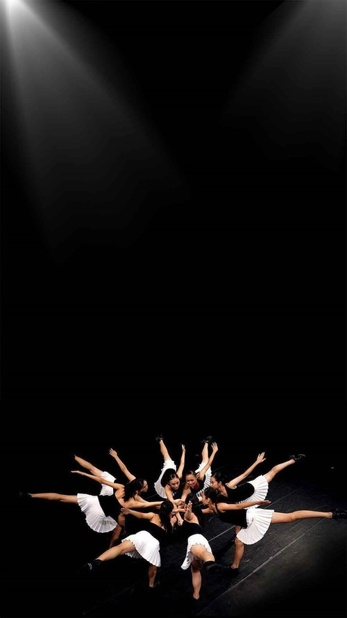 交际舞舞蹈黑天鹅招生报名h5背景素材