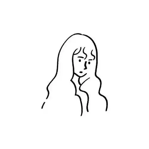 张做头像呢一些简约的手绘线条头像将极简风格进行到底勾勒出可爱图案