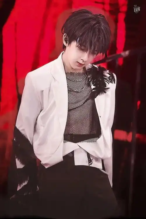 贺峻霖绝美照片惊艳的舞台照
