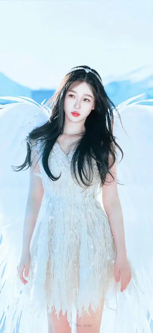 壁纸wallpaper|cr:tea-krisy虞书欣 白天使