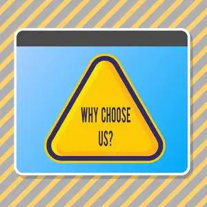 商业图片文本优缺点列表,选择产品服务空白黄色浮雕三角形作为网页