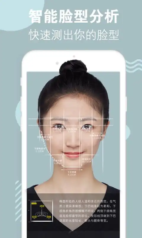 一张自拍超图即可测脸型,自动脸型设别,脸型鉴定,脸型配发型