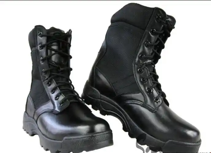 作战靴 特警作战靴 牛皮高腰作战靴 07特警作战靴-作战及训练防护装具