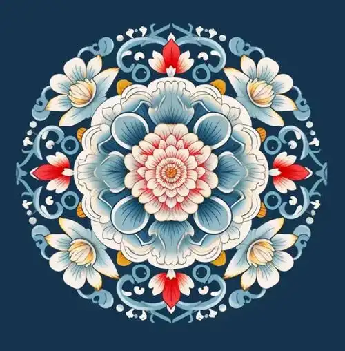 中国传统"古典花纹"纹样