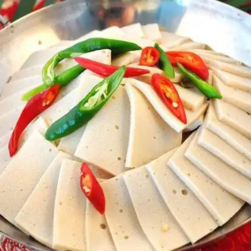 典发千页豆腐爽滑劲道q感十足久煮不烂干锅火锅食材400g满100包邮