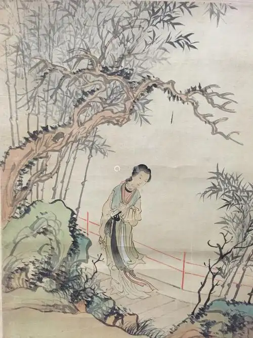 (原装原裱)  费丹旭(1802年1月29日—1850年12月4日)清代画家