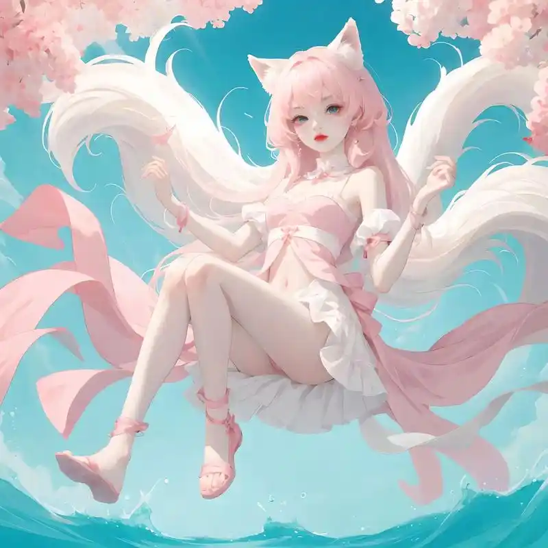 九尾狐女生梦幻头像壁纸古风 - 抖音