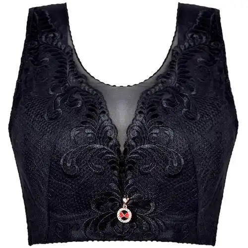 大号内衣女胸罩大胸显小胸性感聚拢胖女无钢圈大码薄款文胸奶罩de