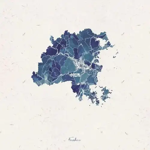 水彩地图  #手绘地图  #水彩头像  #头像分享  #记录我的城市