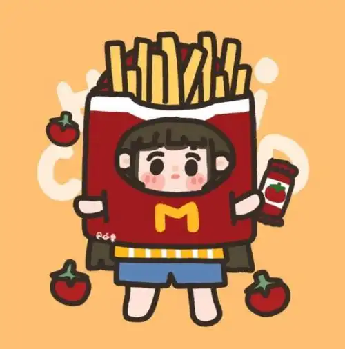 可爱的零食简笔画图萌萌哒