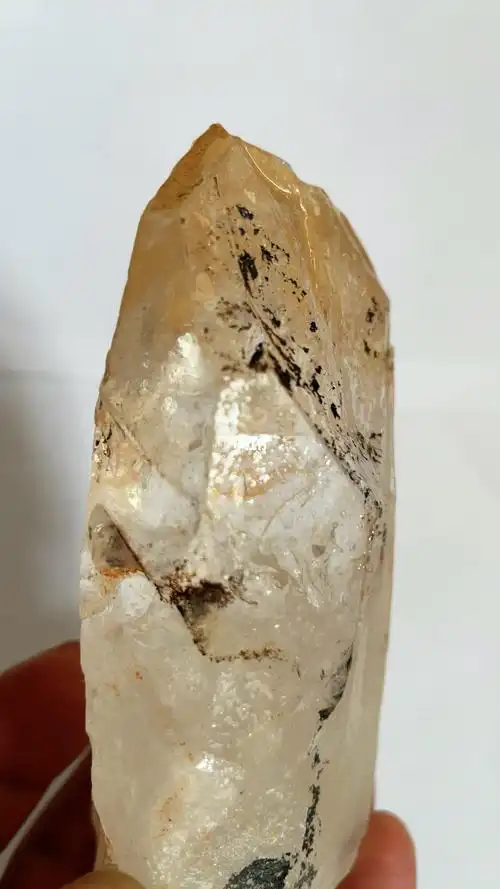 天然白水晶原石欣赏