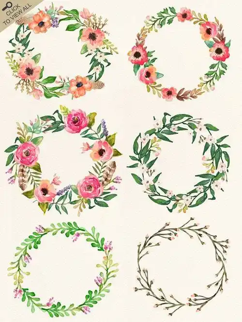 【手帐】手帐素材 素材 花环 森系 小清新 美食 饮料 动物 周边 贴纸