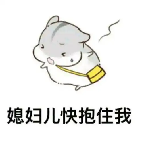 小仓鼠情侣对话表情包mua晚安