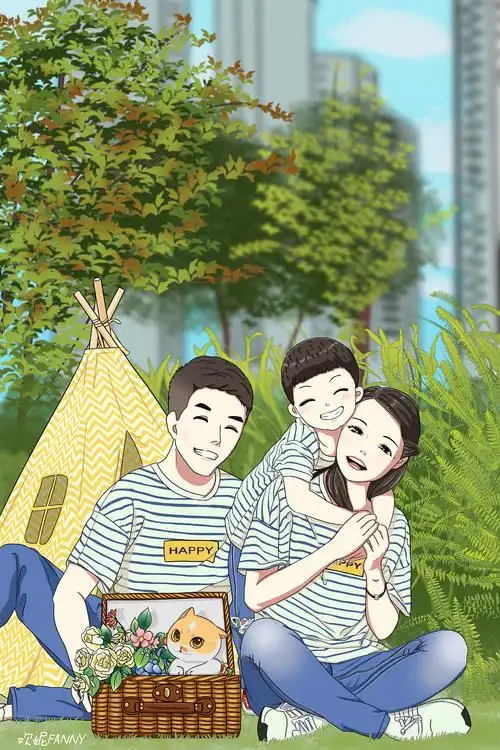 一家人2|插画|创作习作|fanny欢妮 - 原创作品 - 站酷 (zcool)